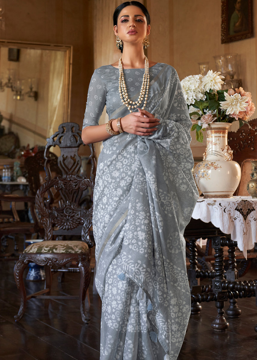 Jewellery for 2025 grey saree