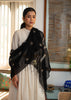 Metallic Streak Embellished Black Scarf (10701264093377)