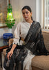 Metallic Streak Embellished Black Scarf (10701264093377)