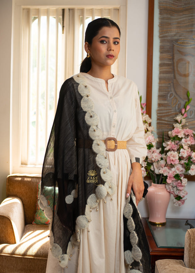 Moonlit Orchard Embillished Scarf (10701263995073)