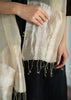 Luminous Off White Silk Scarf (10701256786113)