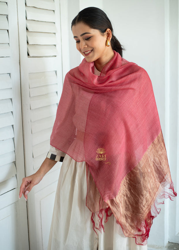 Blush & Bronze Weave Scarf (10701255901377)