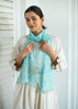 Aqua Sparkle Weave Scarf (10701255803073)
