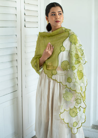 Verdant Petal Bloom Scarf (10701254852801)