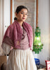 Crushed Pink Silk Scarf (10701254066369)