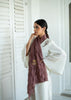 Mauve Bead Detail Scarf: (10701254328513)