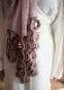 Mauve Textured Loop Scarf (10701254164673)