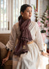 Mauve Embellished Edge Scarf (10701253902529)