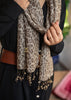 Savannah Bead Leopard Print Silk Scarf (10701263864001)