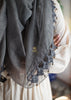 Slate Knot & Gleam Silk Scarf (10701252264129)