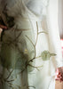 Ombre Verdant Vine Thread Silk Scarf (10701252133057)