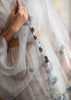 Grey Bloom Textured Scarf (10701252100289)