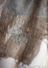 Sepia Bloom & Gleam Grey Scarf (10701251805377)