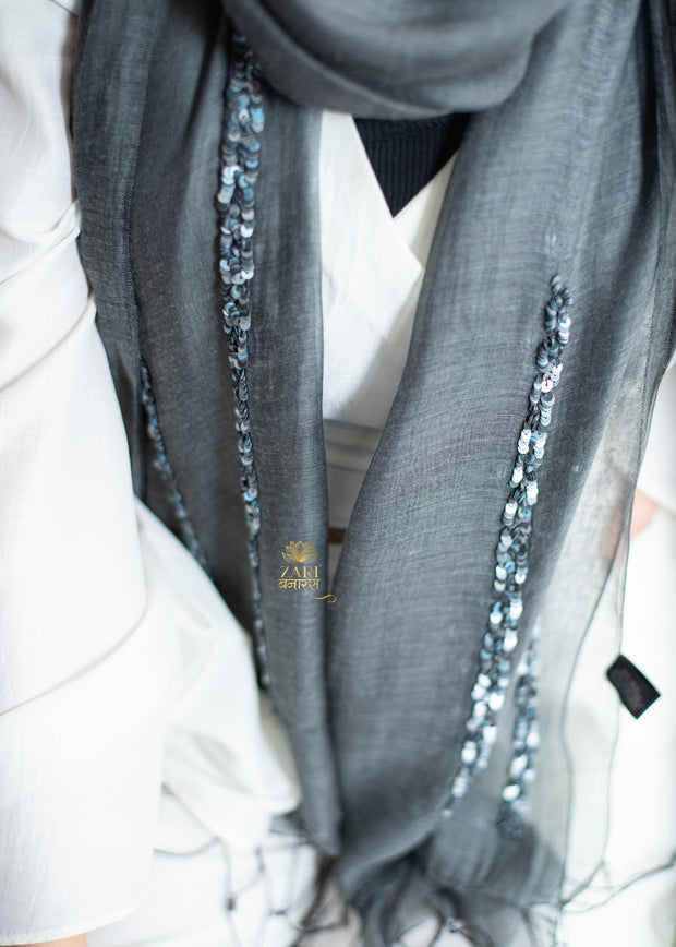 Slate Spark Sequen Scarf (10701251477697)