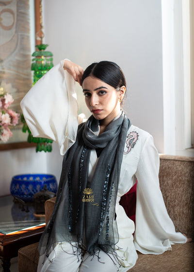Slate Spark Sequen Scarf (10701251477697)