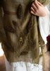 Olive Thread Leaf Scarf (10701251018945)