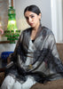 Black & Silver Grey Bloom Scarf (10701250166977)