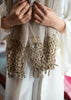 Beige Lace Bead Edge Scarf (10701250035905)