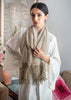 Beige Lace Bead Edge Scarf (10701250035905)