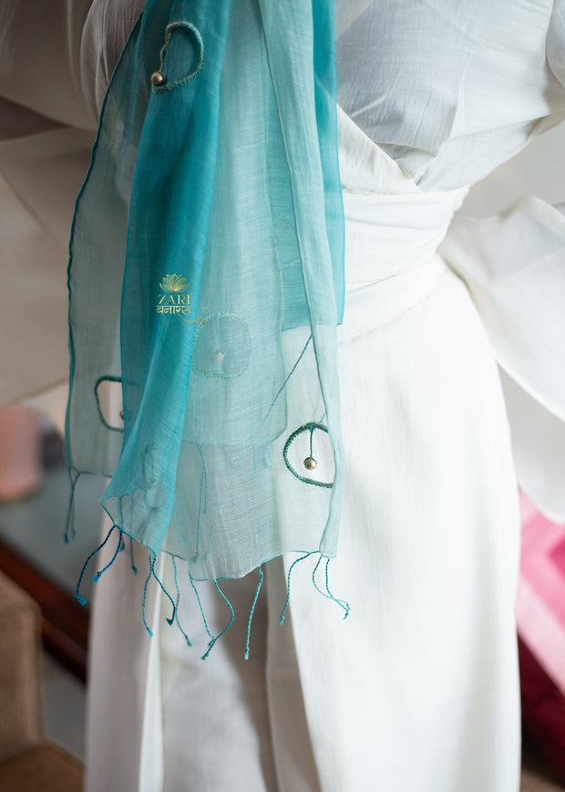 Blue Beaded Halo Scarf (10701249806529)