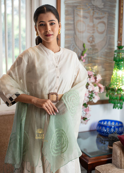 Pastel Green Ring Scarf (10701249282241)