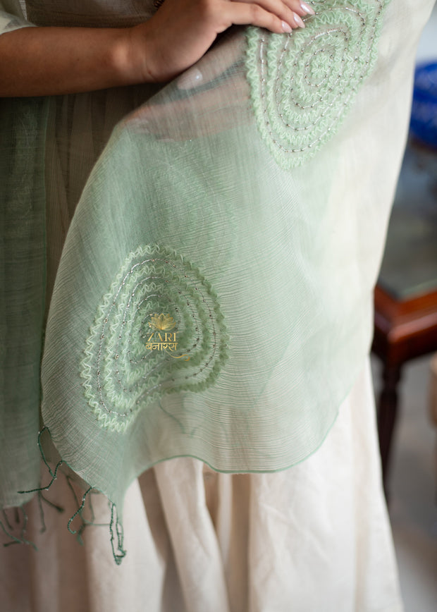 Pastel Green Ring Scarf (10701249282241)