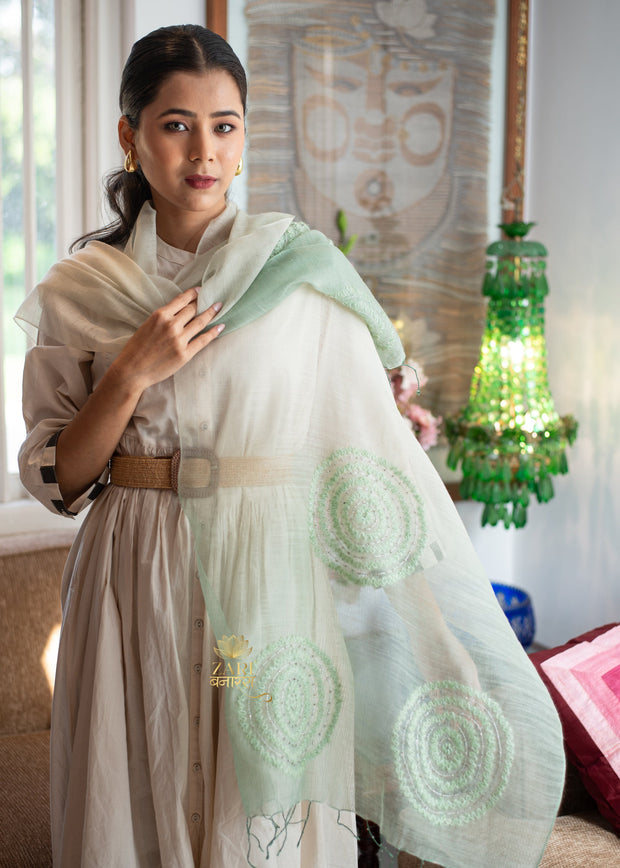 Pastel Green Ring Scarf (10701249282241)