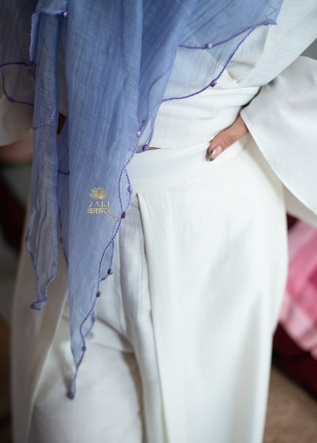Azure Bloom Trace Scarf (10701248856257)