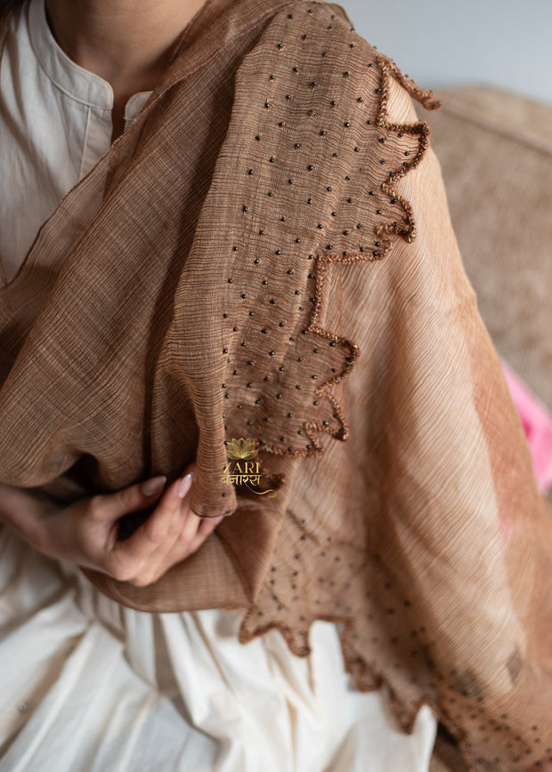 Sienna Seed Brown Scarf (10701248594113)