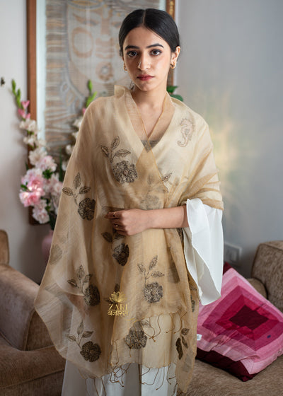Desert Bloom Silk Scarf (10701248463041)