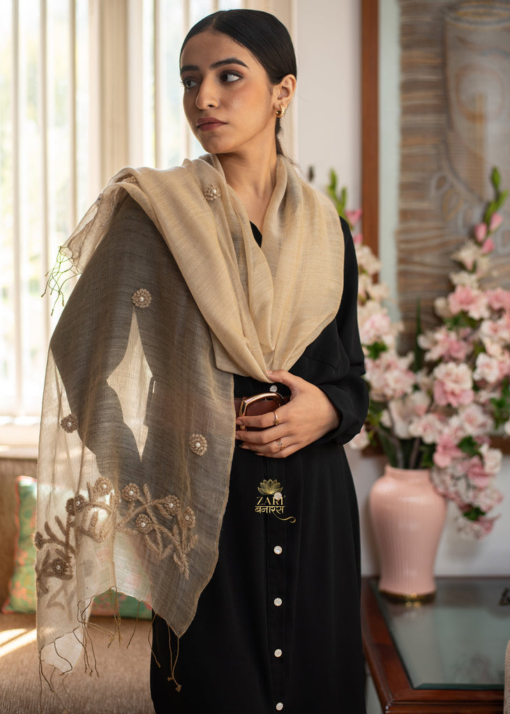 Whispering Blooms Embroidered Scarf (10701263208641)