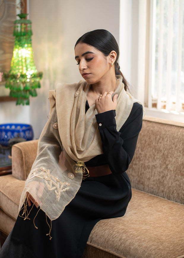 Whispering Blooms Embroidered Scarf (10701263208641)