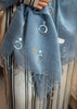 Silken Drift Grey Ring Detail Scarf (10701262291137)