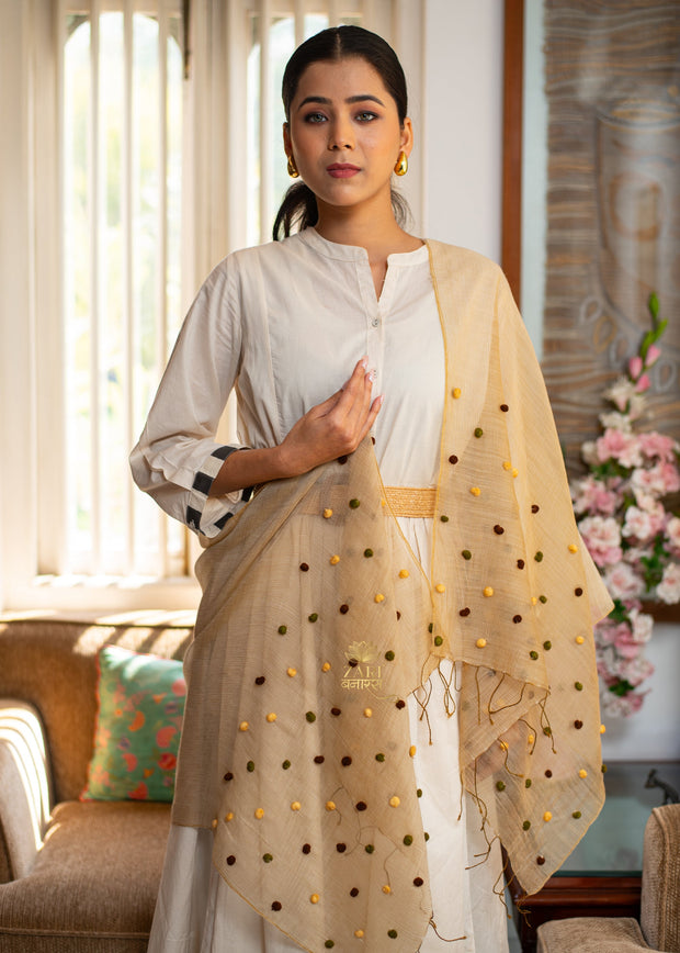 Chromatic Beige Color Pop Scarf (10701262225601)