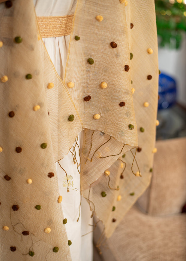 Chromatic Beige Color Pop Scarf (10701262225601)