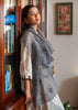 Shadow Bloom Delicate Grey Scarf (10701262094529)