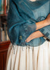 Azure Threadsong Embroidered Scarf (10701261603009)