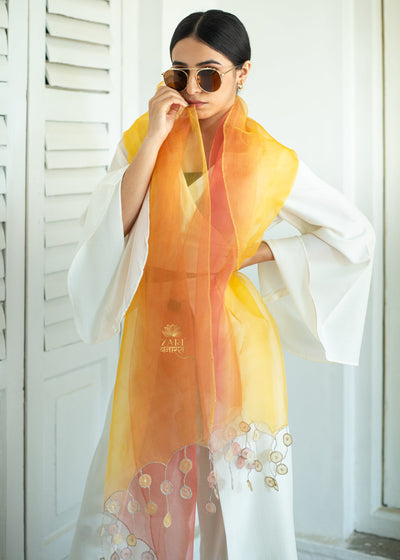 Ombre Silk Bloom Hues Scarf (10701261537473)