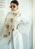 Whispers of Bloom Off White Embroidered Scarf (10701261471937)