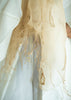 Golden Leaf Veil Silk Scarf (10701261308097)