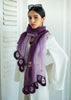 Violet Circlet Haze Scarf With Sequined Details (10701260849345)