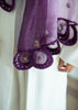 Violet Circlet Haze Scarf With Sequined Details (10701260849345)