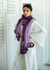 Violet Circlet Haze Scarf With Sequined Details (10701260849345)