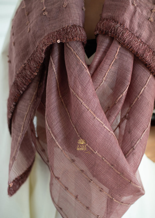 Ember Weave Sequence Silk Scarf (10701260685505)