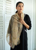 Gilded Whisper Embroidered Silk Scarf (10701260456129)