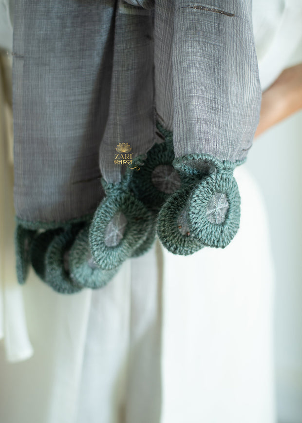 Veridian Weave Silk Scarf (10701260095681)