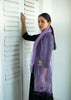 Lilac Bloom Embroidered Silk Scarf (10701259997377)