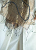 Lunar Trace Black Silk Scarf (10701259112641)