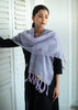 Lilac Bloom & Knot Textured Scarf (10701258981569)