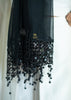 Midnight Beadfall Silk Scarf (10701258883265)